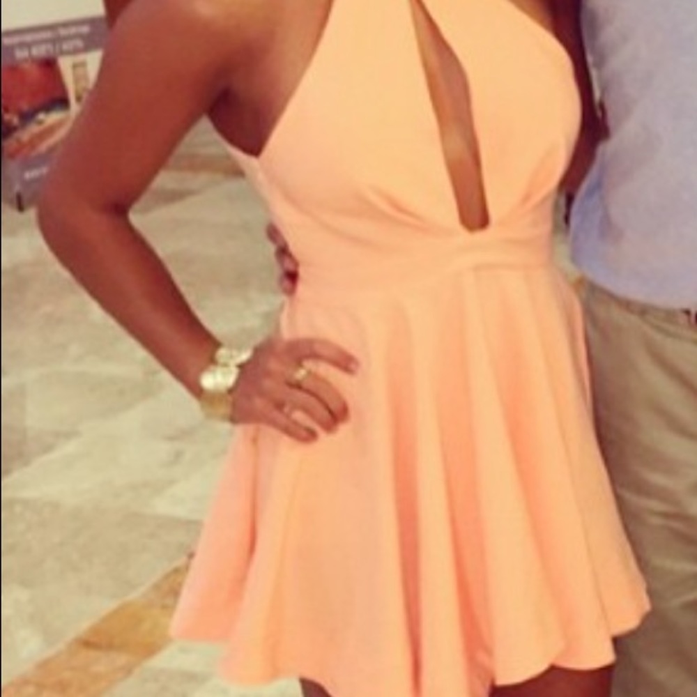 Orange dress